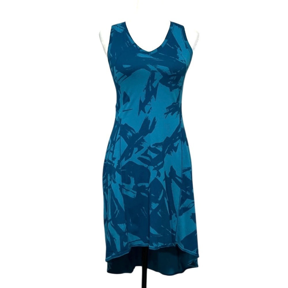 COLUMBIA V-neck Short Sleeve Dress